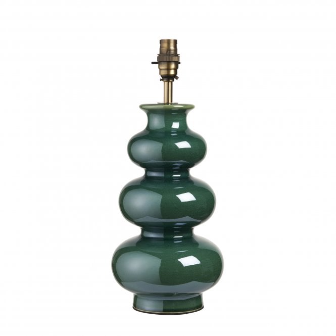 Monroe Ceramic Table Lamp - Gloss Green (Base Only)