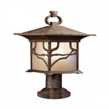 copper exterior pedestal exterior lantern 