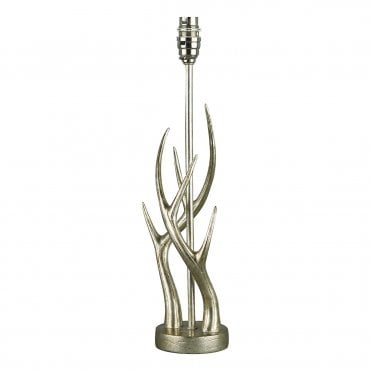Antler Table Lamp in Champagne Base Only