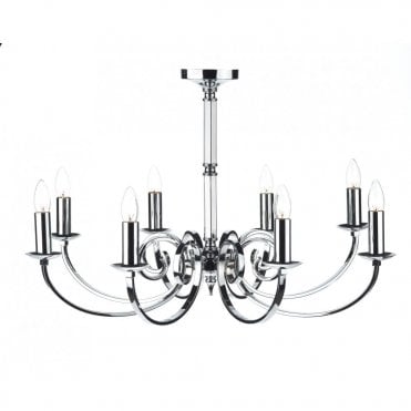 MURRAY - 8 Light Polished Chrome Ceiling Light/Pendant