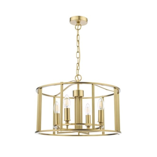 Myka 4 Light Ceiling Pendant - Brushed Bronze