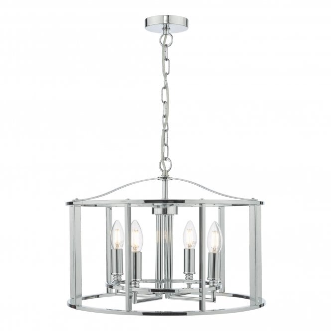 Myka 4 Light Ceiling Pendant - Polished Chrome