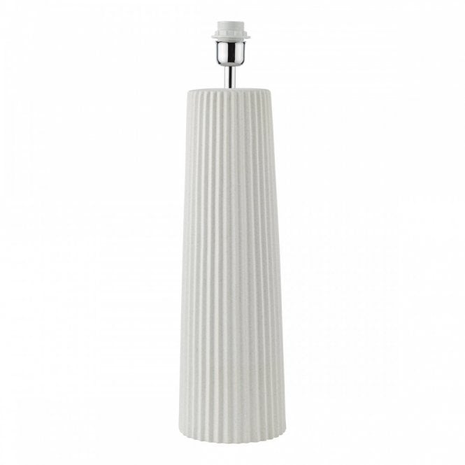 Myla White Ceramic Table Lamp (Base Only)