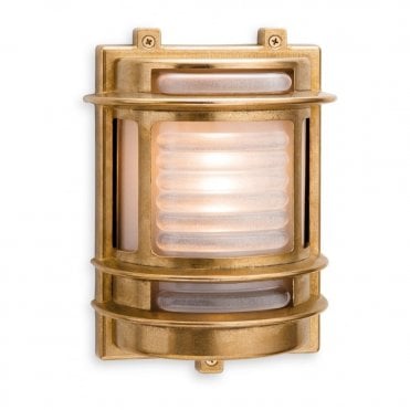 solid brass wall light