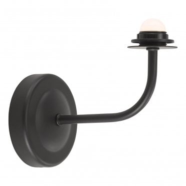 non-wired rechargeable wall light bracket in matt black