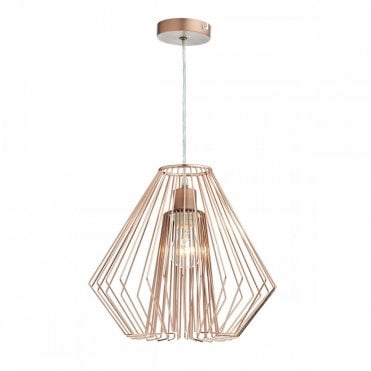 NEEDLE Decorative Copper Wire Work Ceiling Shade/Non Electric Ceiling Pendant