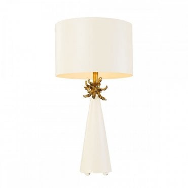 NEO Anemone Table Lamp White and Gold