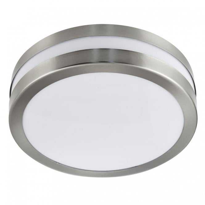 Newmark Outdoor Wall / Flush Ceiling Light - Stainless Steel & Polycarbonate IP44