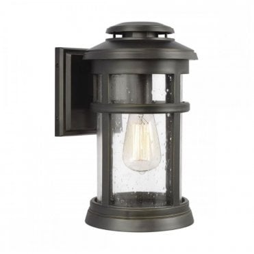 NEWPORT Exterior Coastal Wall Lantern in Bronze