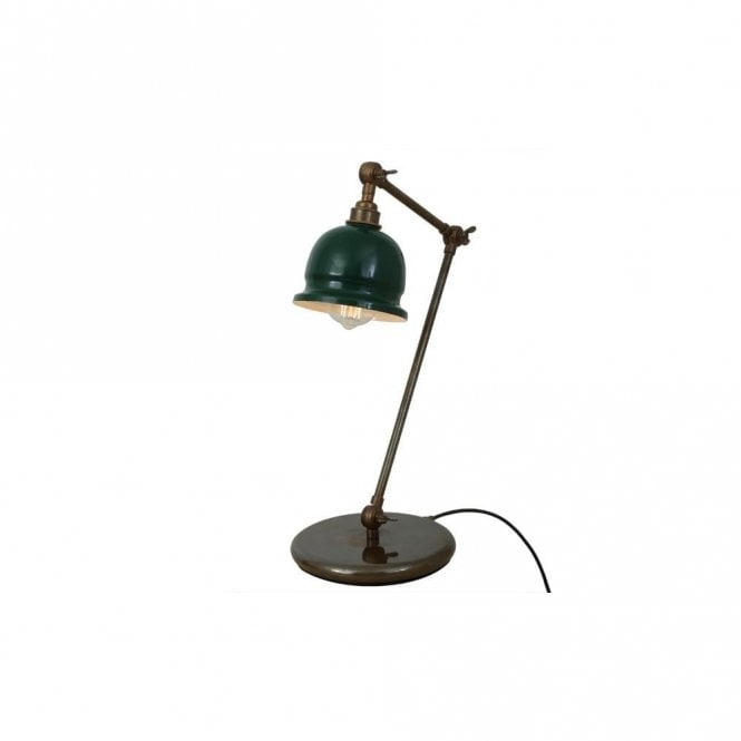 NICO - Table Lamp In Powder Coated Racing Green