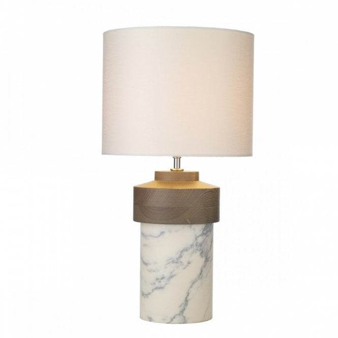 NOMAD Table Lamp Large Marble With Shade