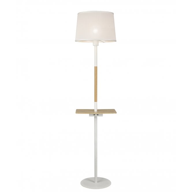 NORDICA II Multi-Functional Floor Lamp with USB Charging Ports