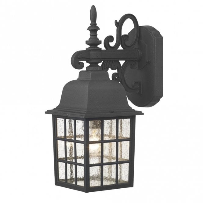 NORFOLK - Exterior Traditional Black Garden Wall Lantern