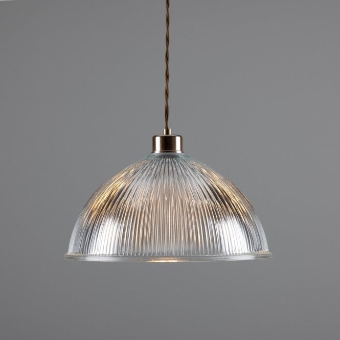 NOVA - Prismatic Ceiling Pendant Light In Antique Brass