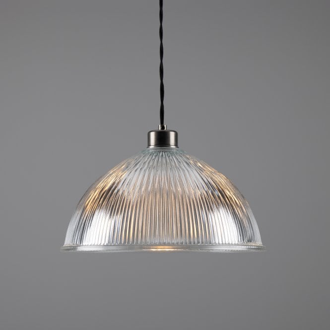 NOVA - Prismatic Ceiling Pendant Light In Antique Silver