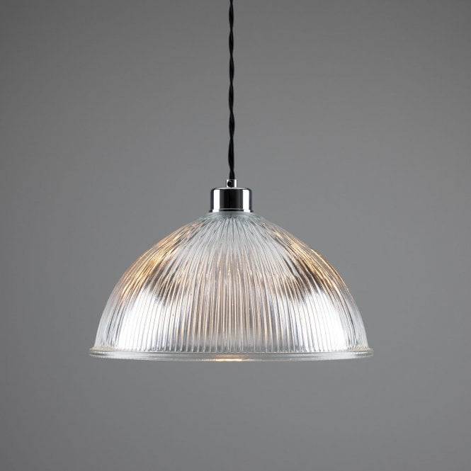 NOVA - Prismatic Ceiling Pendant Light In Polished Chrome
