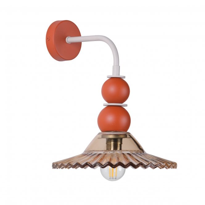 Nueva Wall Light - Tobacco Glass and Marmalade