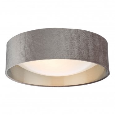 Nysa 2 light velvet mink shade light 