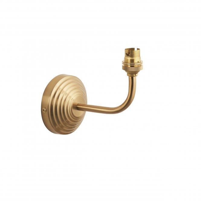 Obelisk Arc Wall Light - Brushed Aged Brass (Bracket Only)