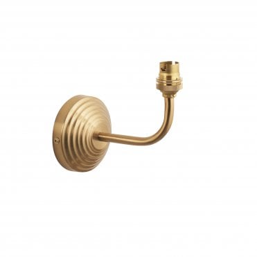 Obelisk Arc Wall Light - Brushed Aged Brass (Bracket Only)