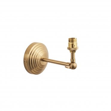 Obelisk Wing Wall Light - Brushed Aged Brass (Bracket Only)
