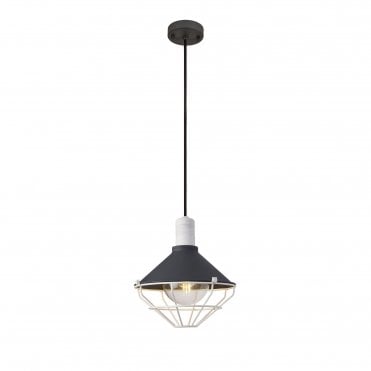 OCTOCAGE Pendant, IP65, Antracite Matt White,