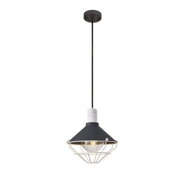 OCTOCAGE Pendant, IP65, Antracite Matt White,