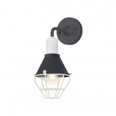 OCTOCAGE Wall Lamp, IP65, Anthracite Matt White,