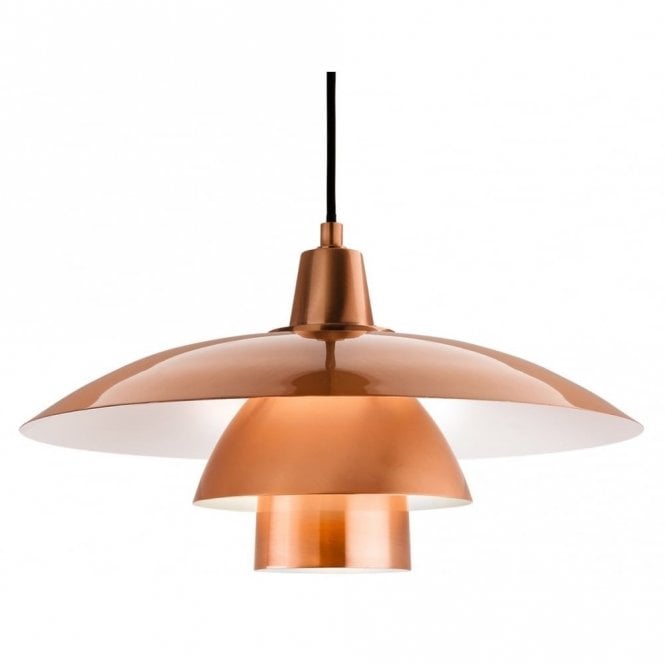 OLSEN Pendant, Brushed Copper