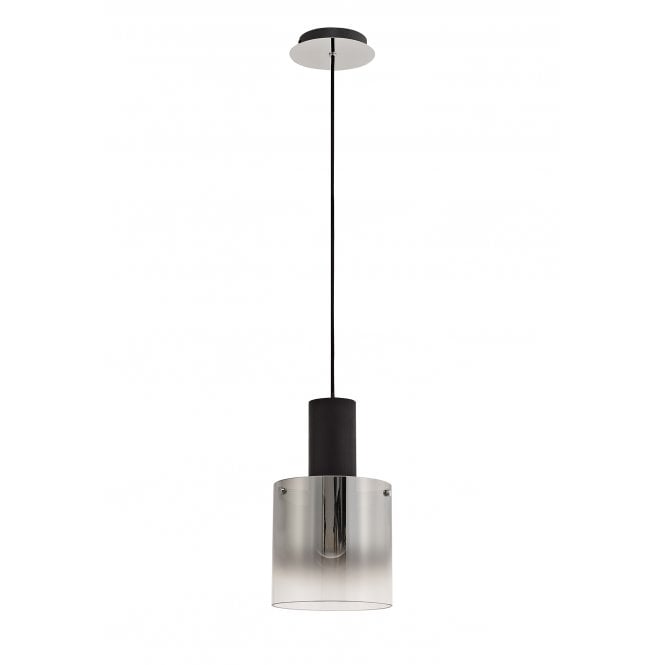 OMBRE Black/Smoke Fade Glass Ceiling Pendant