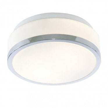 OPAL SHADE BATHROOM FLUSH CEILING LIGHT IP44