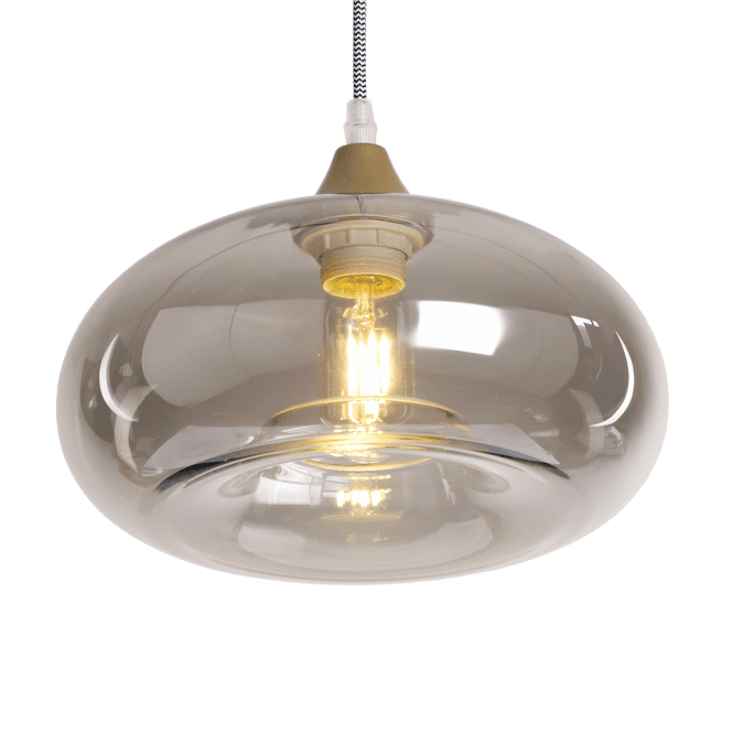 OPT Convex Cap Shade in smoke (GLASS ONLY)