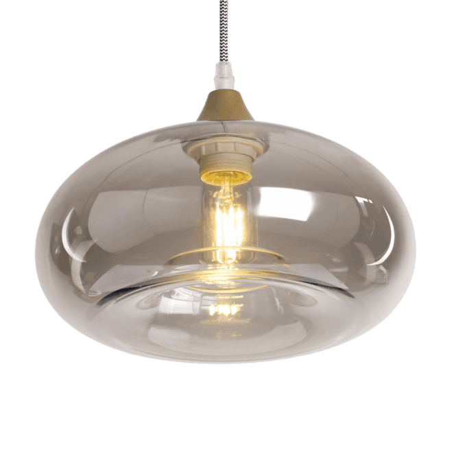 OPT Convex Cap Shade in smoke (GLASS ONLY)