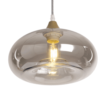 OPT Convex Cap Shade in smoke (GLASS ONLY)