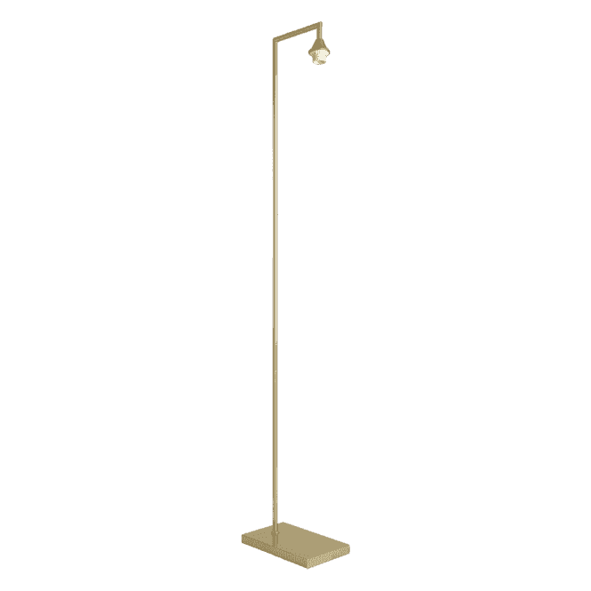 OPT Floor Lamp in a Gold Finish