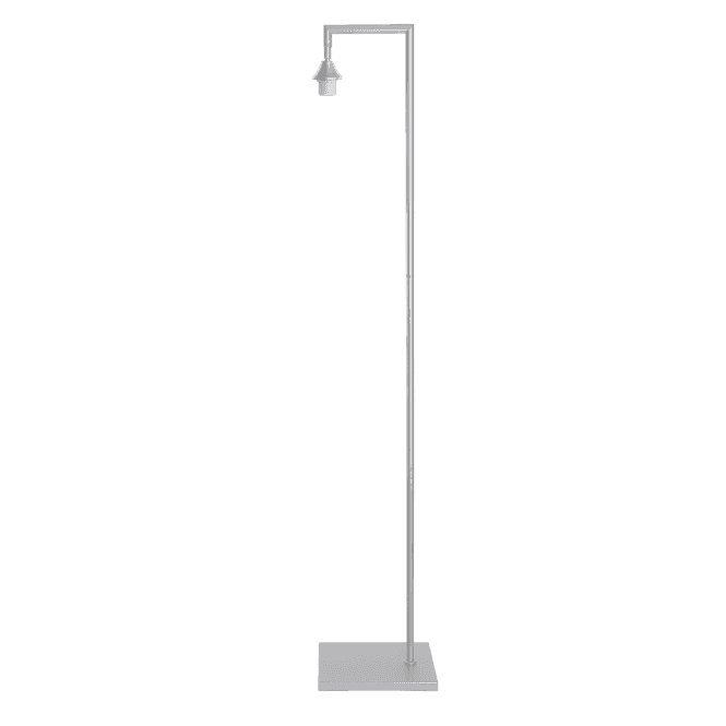 OPT Floor Lamp in a Silver finish