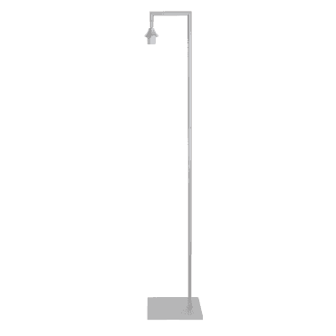 OPT Floor Lamp in a Silver finish