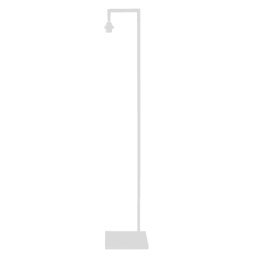 OPT Floor Lamp in a White Finish
