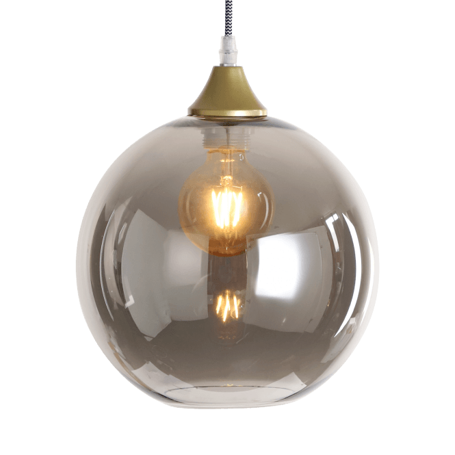 OPT Globe Shade in a Smoke finish (GLASS ONLY)