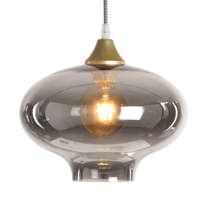 OPT Mushroom Globe Shade in Smoke (GLASS ONLY)