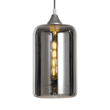 OPT Narrow Cylinder Shade in Silver (GLASS ONLY)