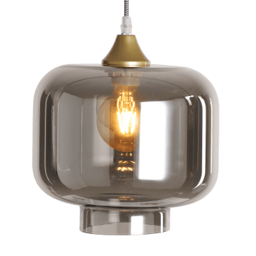 OPT Short Cylinder Shade in Smoke finish (GLASS ONLY)