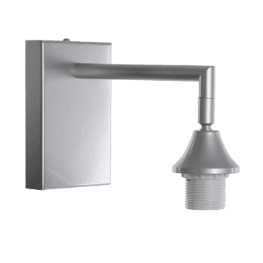 OPT Single Wall Light in a Silver Finish