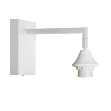 OPT Single Wall Light in a White Finish