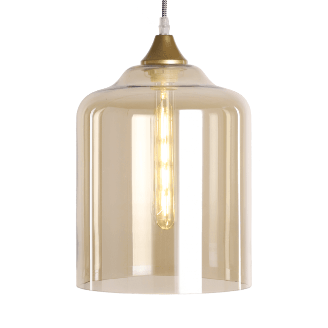 OPT Wide Cylinder Shade in Amber (GLASS ONLY)