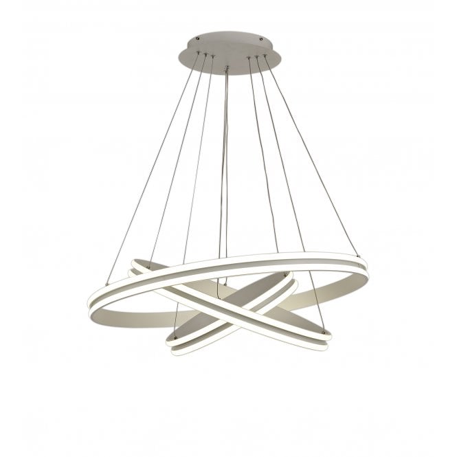 OPTIC LED Looped Ceiling Pendant Sand Black/Gold