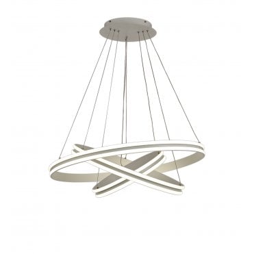 OPTIC LED Looped Ceiling Pendant Sand Black/Gold