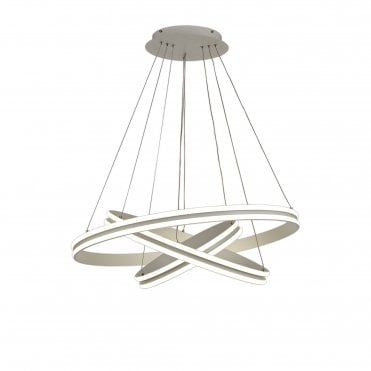 OPTIC LED Looped Ceiling Pendant Sand Black/Gold