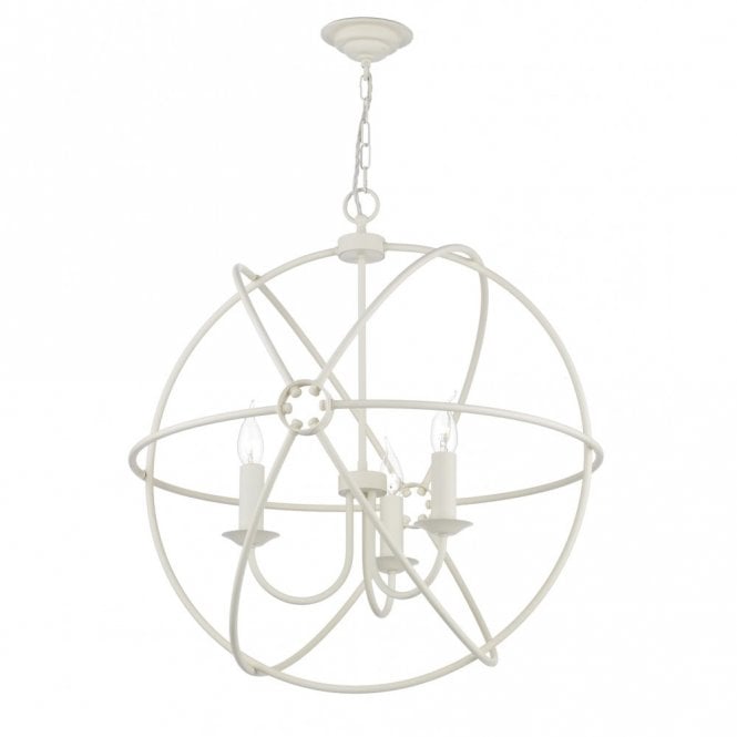 ORB - Cream Gyroscope Ceiling Pendant Light