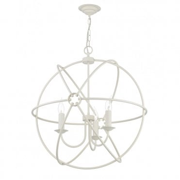 ORB - Cream Gyroscope Ceiling Pendant Light